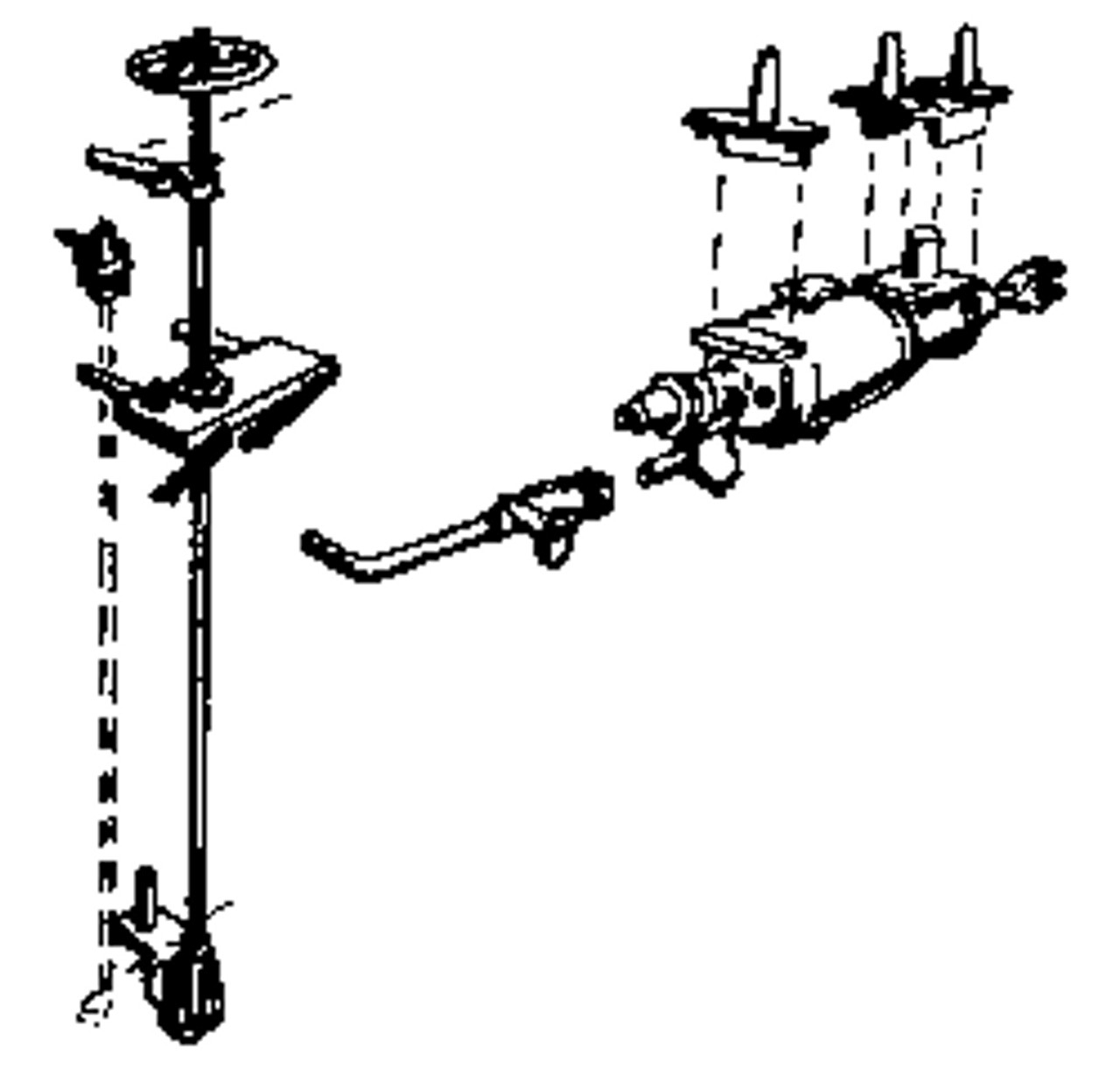 290 KC Airbrake Set - Black Plastic