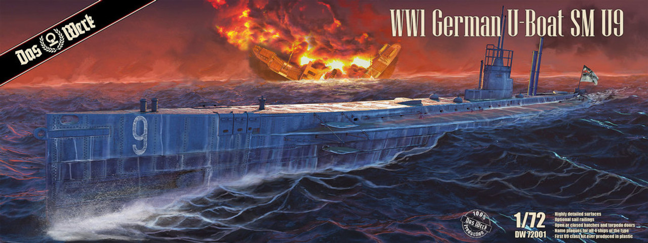 Das Werk 1/72 S.M. U-Boat 9 DW72001