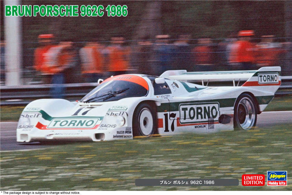 20455 BRUN Porsche 962C 1986 1/24