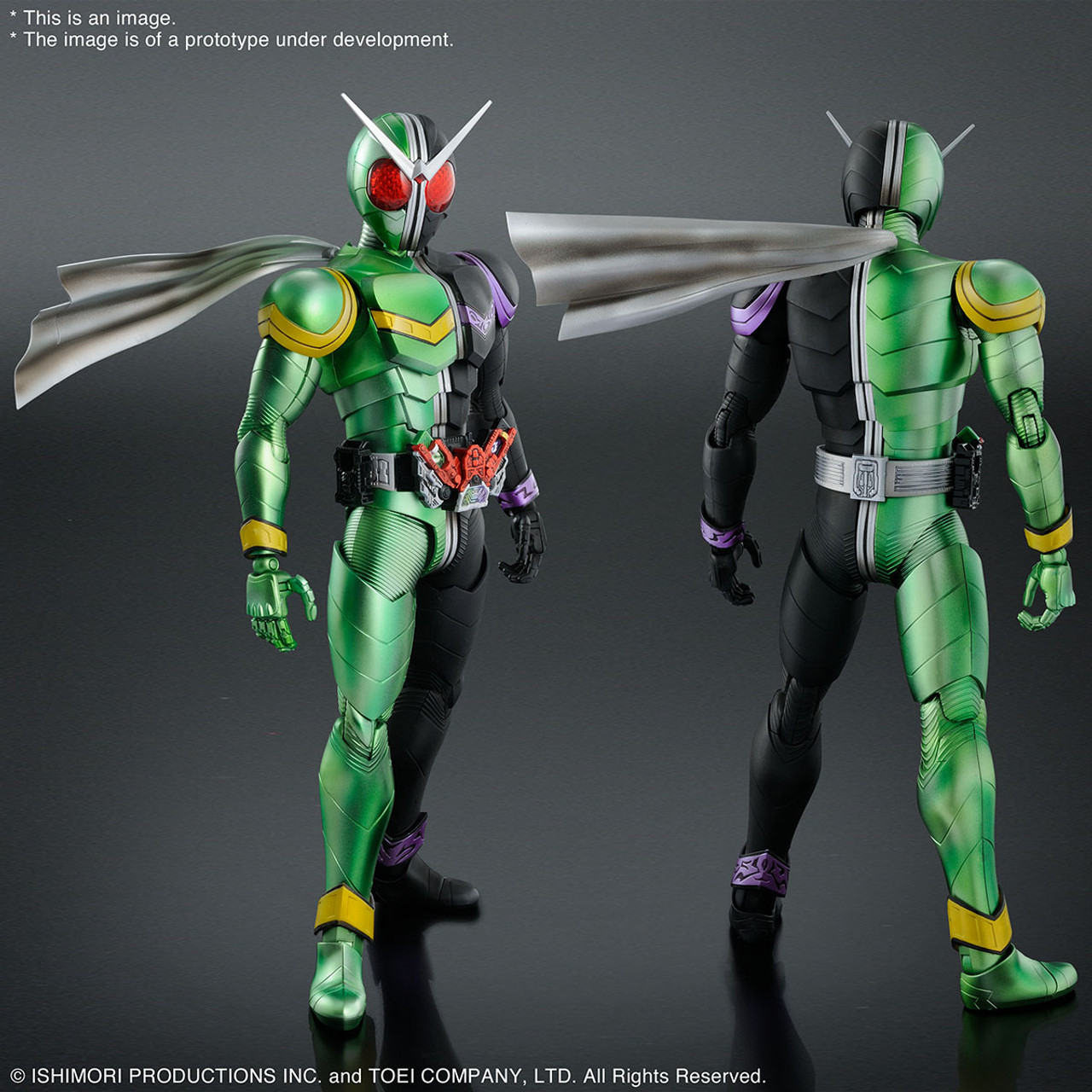 (SO)- BAN2549867 Kamen Rider Double Cyclone Joker "Kamen Rider W", Bandai Spirits Hobby MG Figure-Rise Artisan