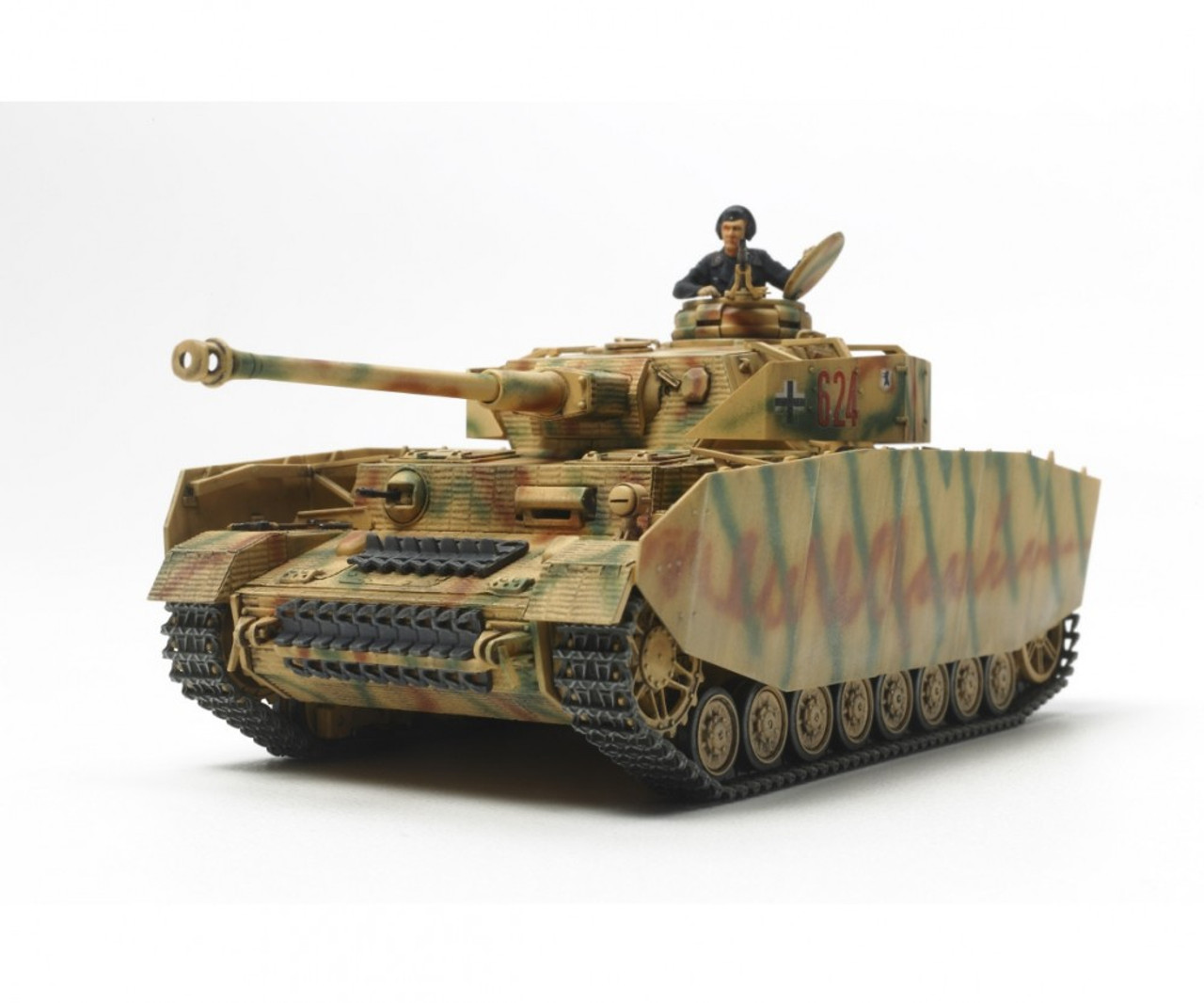 TAM32584 Tamiya 1/48 German Panzer IV Ausf. H Tank Model Kit