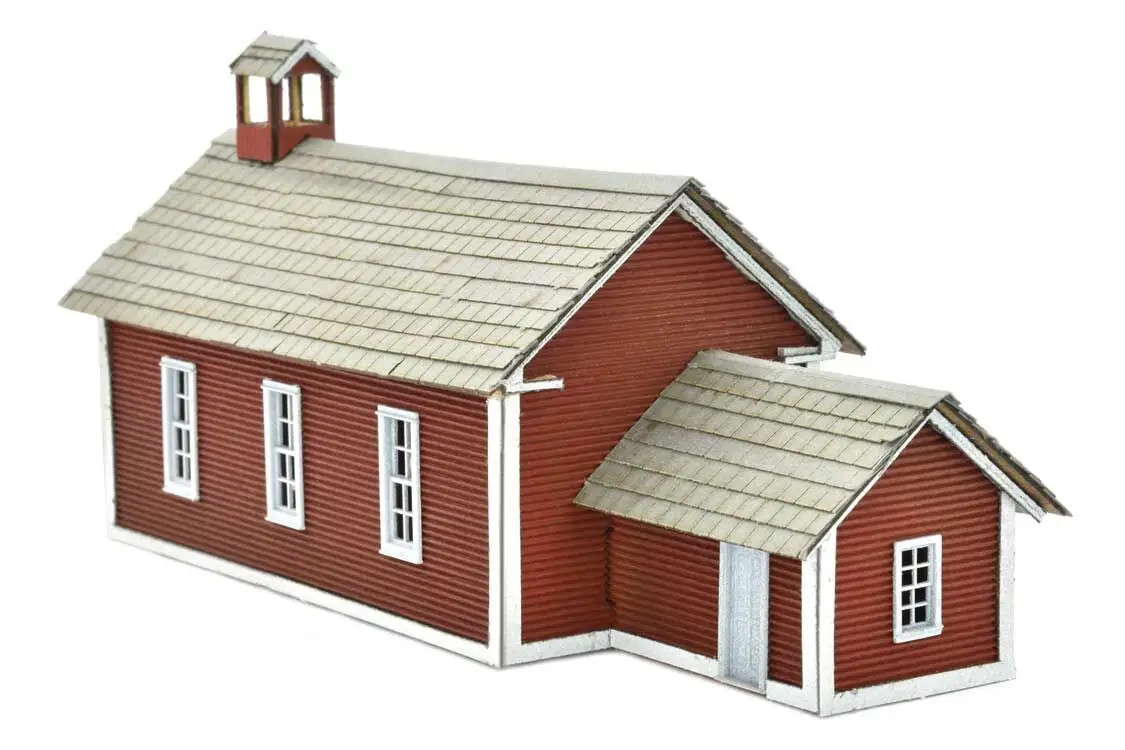 844  N Schoolhouse - Laser-Art -- Kit - 4-1/2 x 1-1/2 x 2
