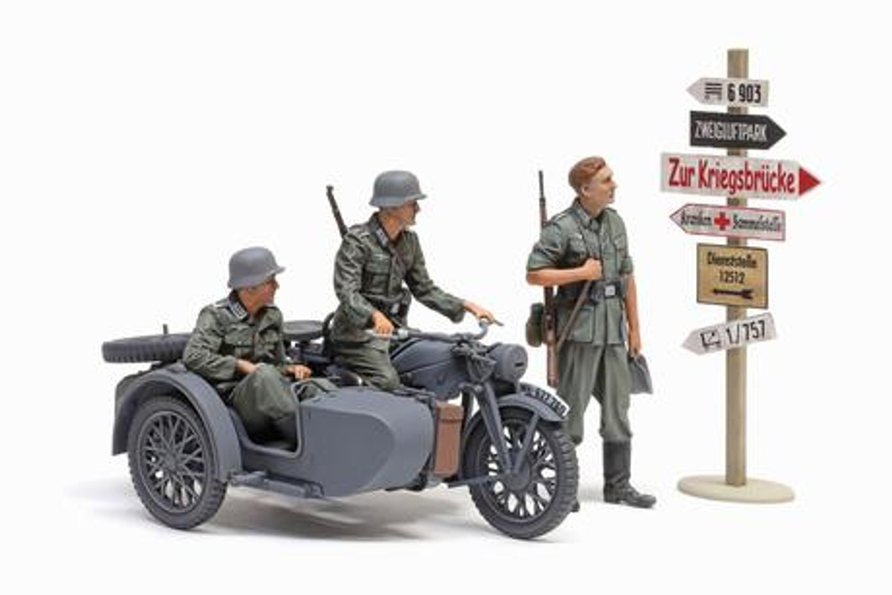 GERMAN KS600 MOTORCYCLE Tamiya 35384 pastic model kit GERMAN KS600 MOTORCYCLE Tamiya 35384 pastic model kit