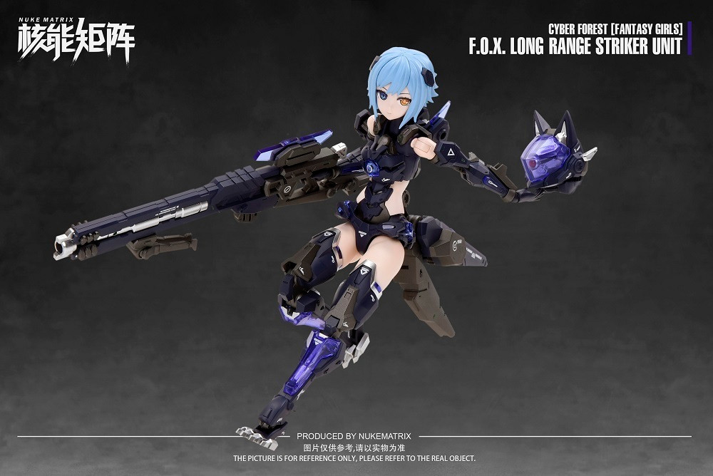 NMXFF0110 Nuke Matrix 1/12 F.O.X. Long-Range Striker Unit Vivienne Hayha Model Kit "Cyber Forest [Fantasy