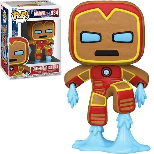 FU50658 Marvel Holiday Gingerbread Iron Man Pop! Vinyl Figure