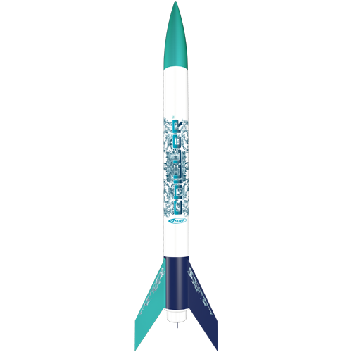 (D) 2495 Chiller Model Rocket Kit, ARF (Almost Ready to Fly)