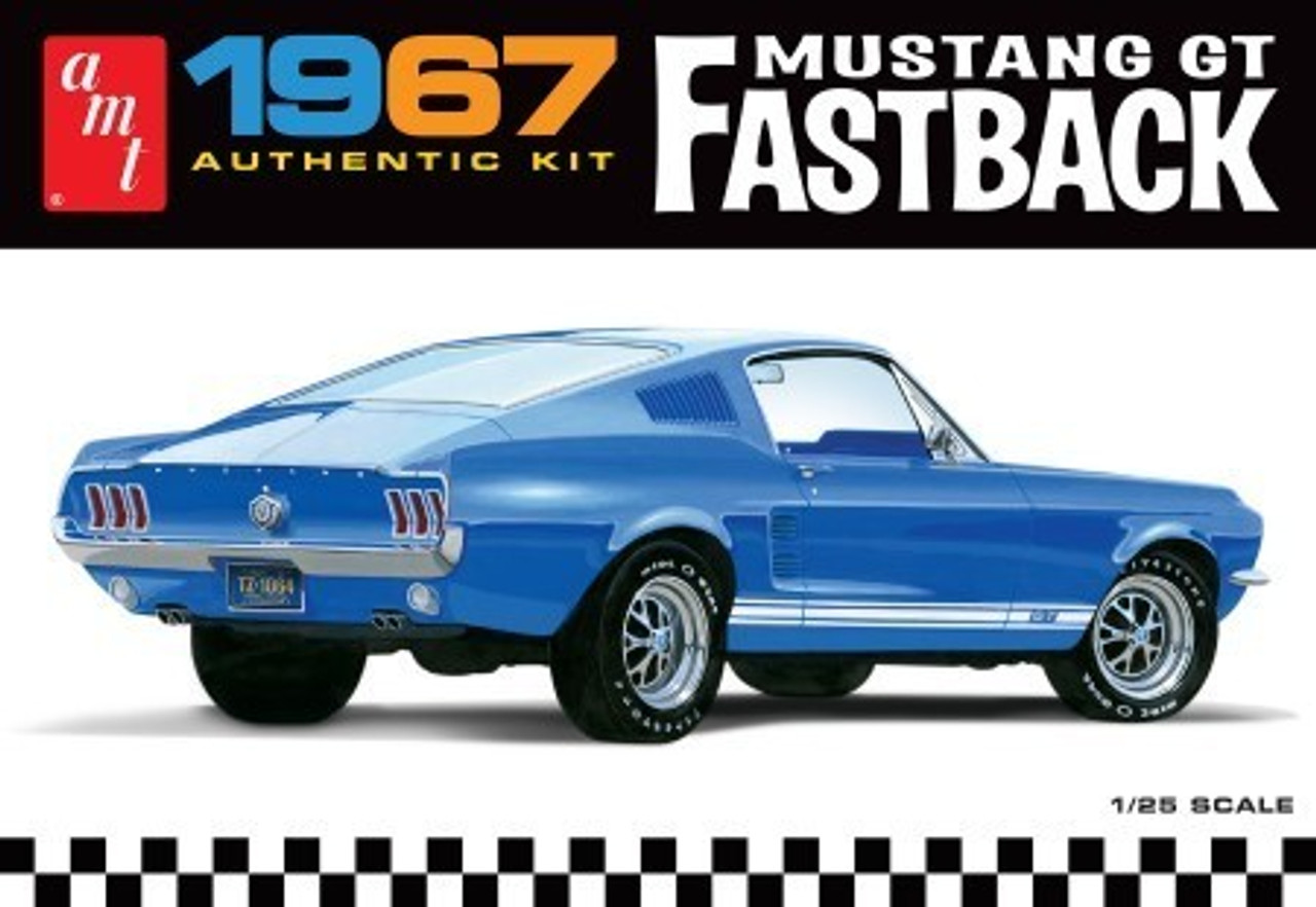 AMT1241 Ford 1967 Mustang GT Fastback