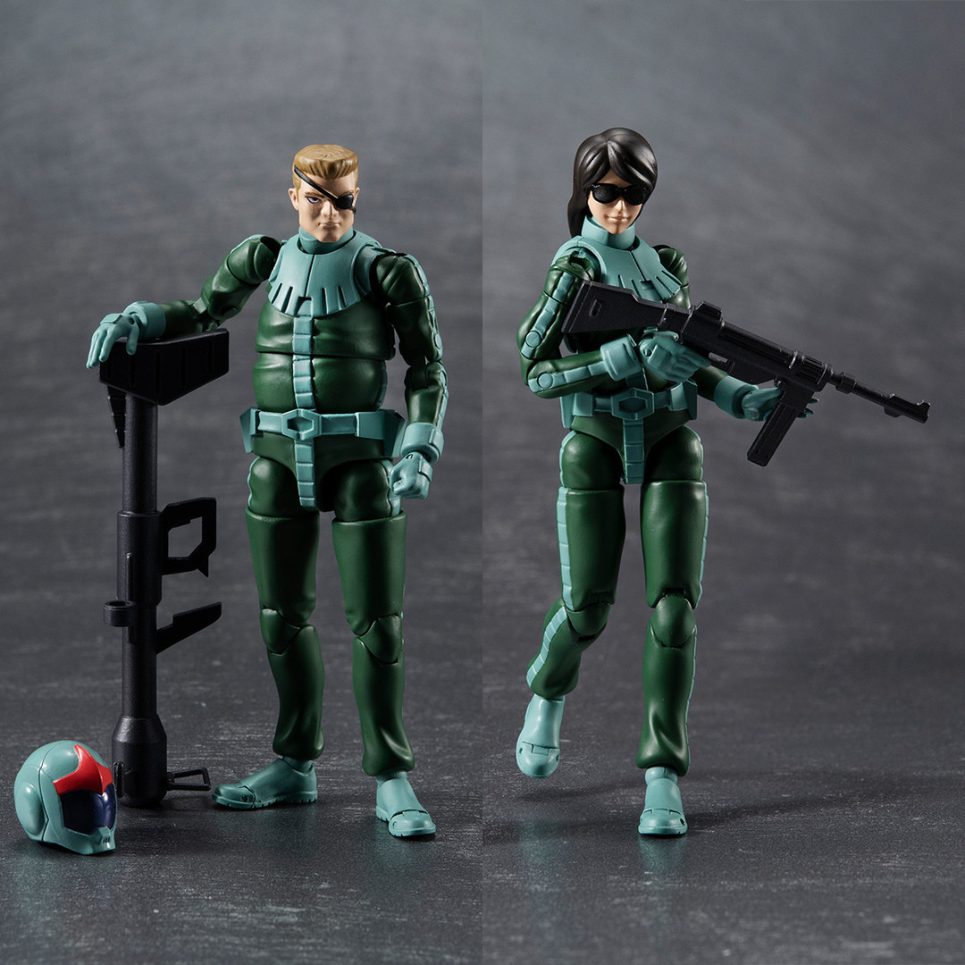 83176 Principality of Zeon Army Solider 04-06 (Normal Suit Solider & Char Aznable) "Gundam", Megahouse G.M.G