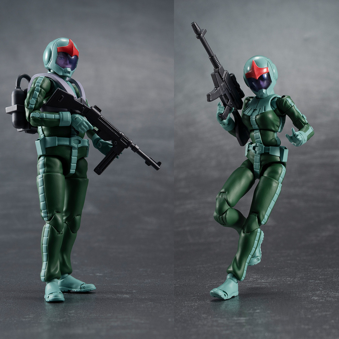 83176 Principality of Zeon Army Solider 04-06 (Normal Suit Solider & Char Aznable) "Gundam", Megahouse G.M.G
