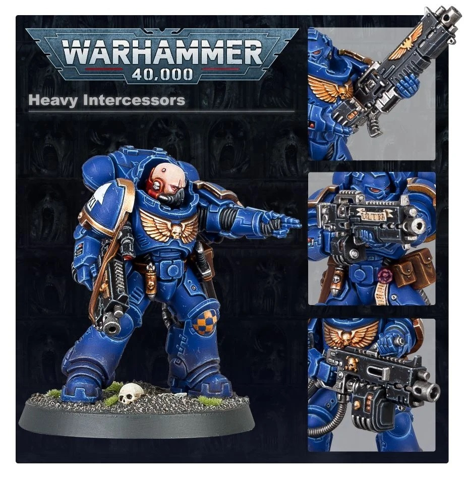 GW48-95 SPACE MARINES HEAVY INTERCESSORS  40K
