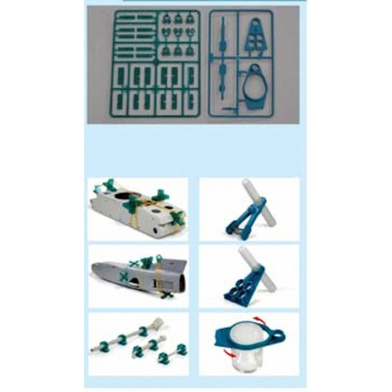 TSM9951  Model Kit Tool Set (Clamp for Elastic Band, Clamp, Bottle Opener)
