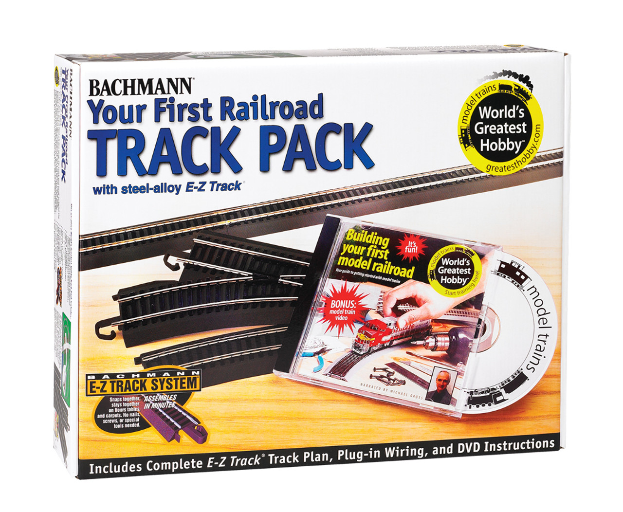 BAC44497 HO Steel EZ World's Greatest Hobby Track Pack