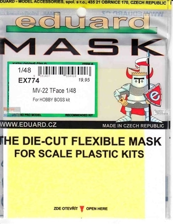 EDUEX774 1:48 Eduard Mask - MV-22 Osprey TFace (HBS kit)
