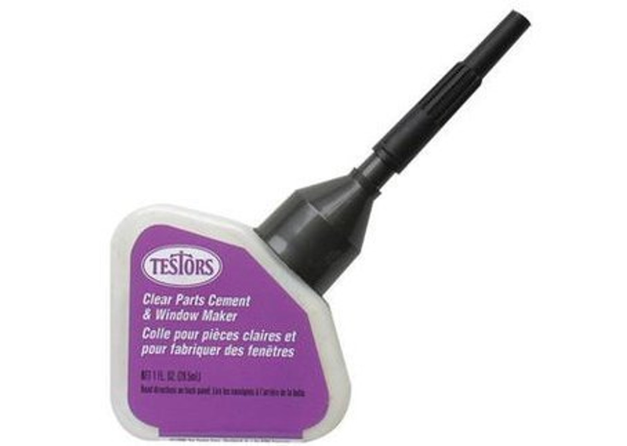 TES281217 Clear Parts Cement with Applicator 1oz