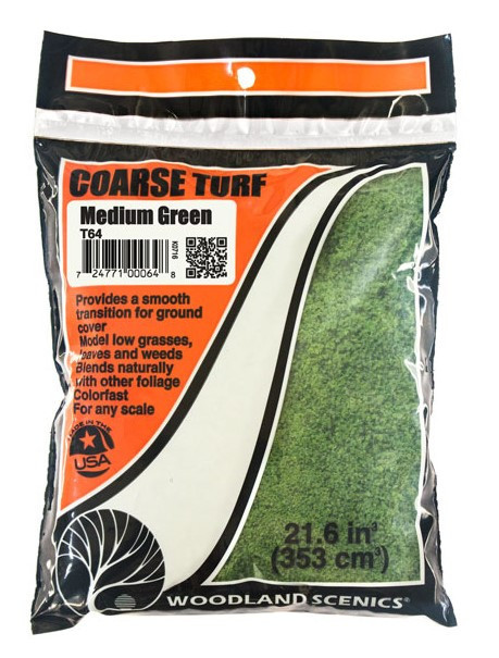 WOOT64 Coarse Turf Bag  Med Green/18ci