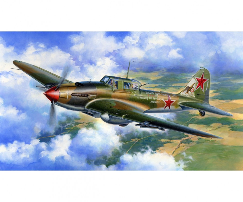 TAM61113 Tamiya 1/48 Ilyushin IL-2 Shturmovik Airplane Model Kit