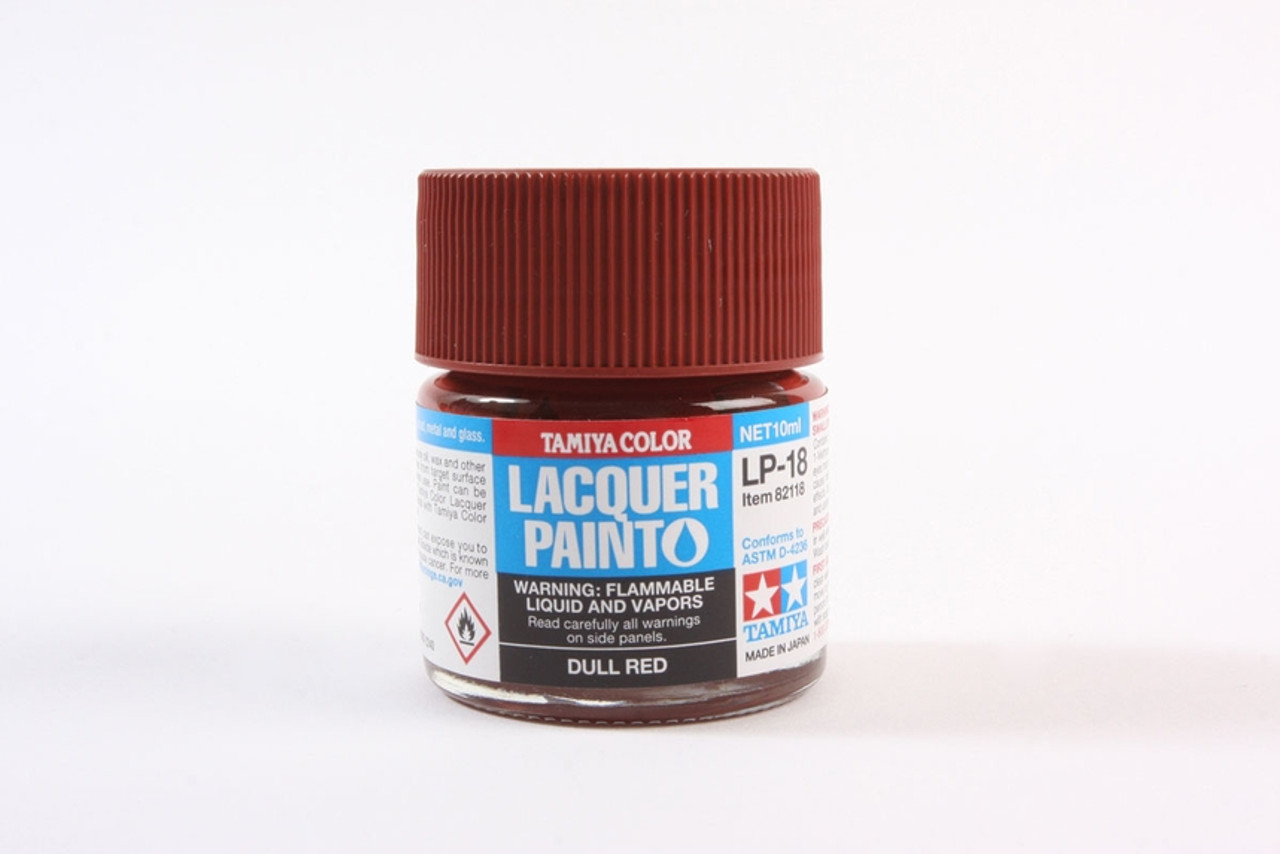 Tamiya 82118 Lacquer Paint LP-18 Dull Red 10 ML