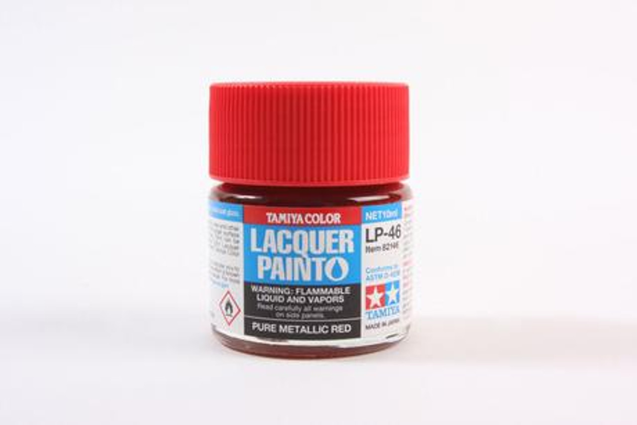 Tamiya 82146 Lacquer Paint LP-46 Pure Metallic Red model paint 10 ML bottle