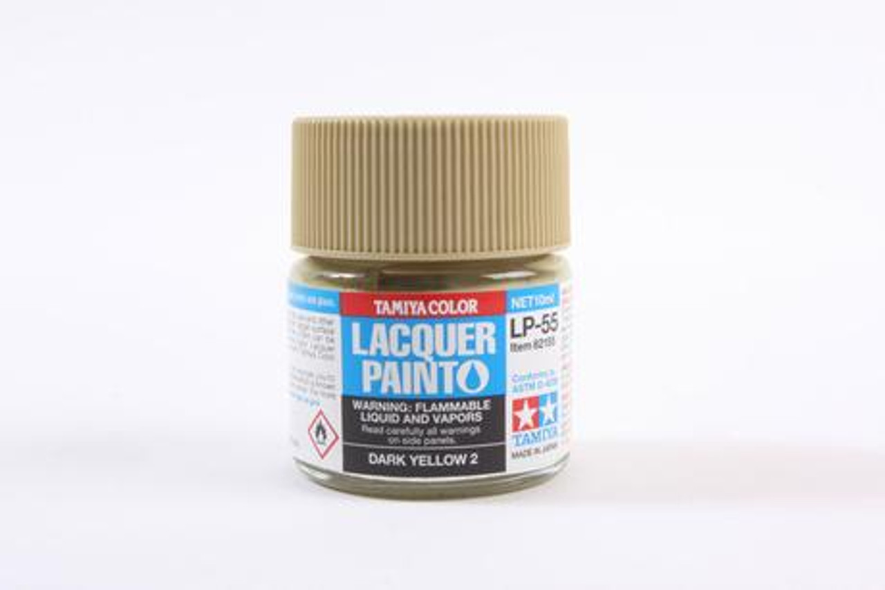 Tamiya 82155 Lacquer Paint LP-55 Dark Yellow 2 model paint 10 ML bottle