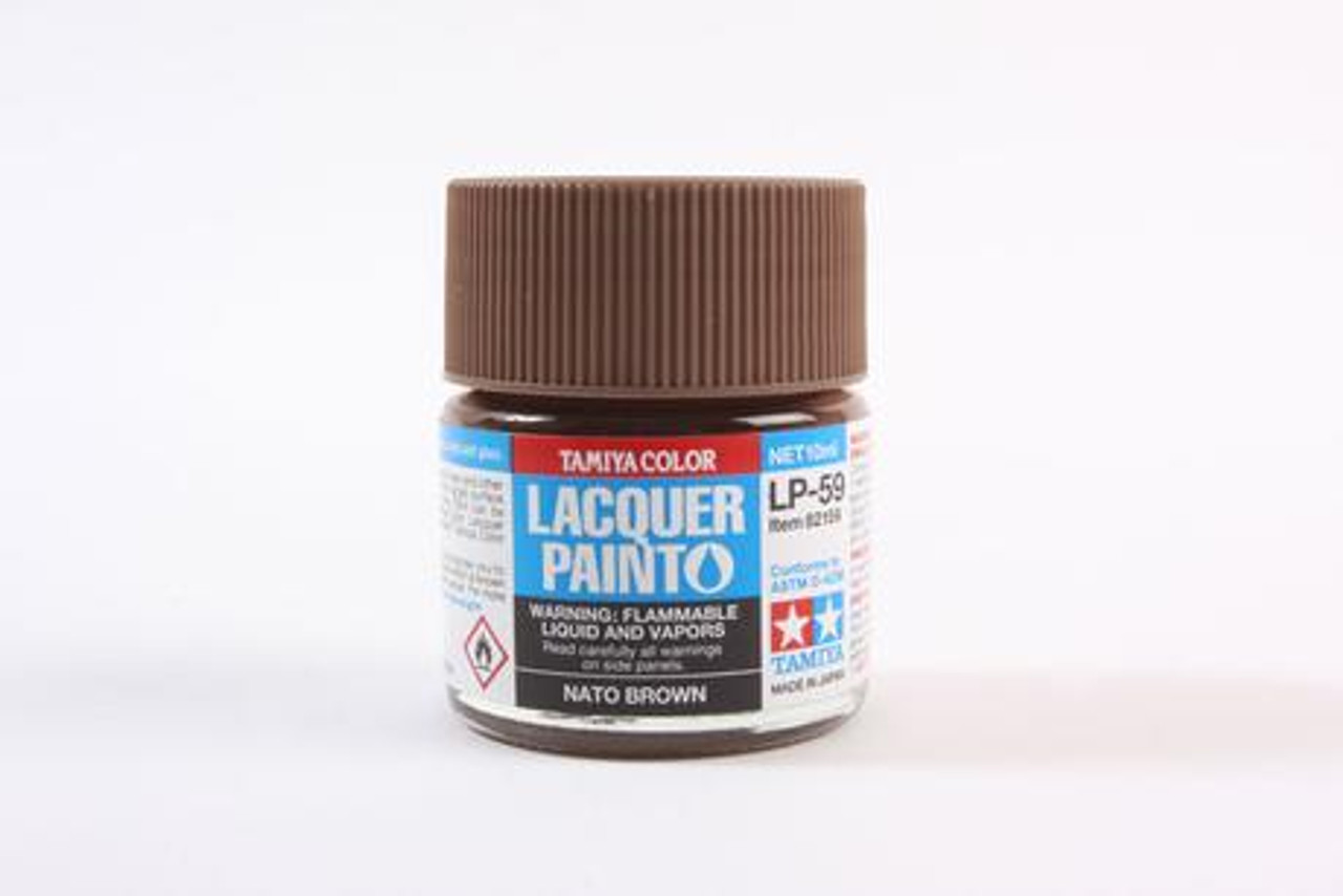 Tamiya 82159 Lacquer Paint LP-59 NATO Brown model paint 10 ML bottle