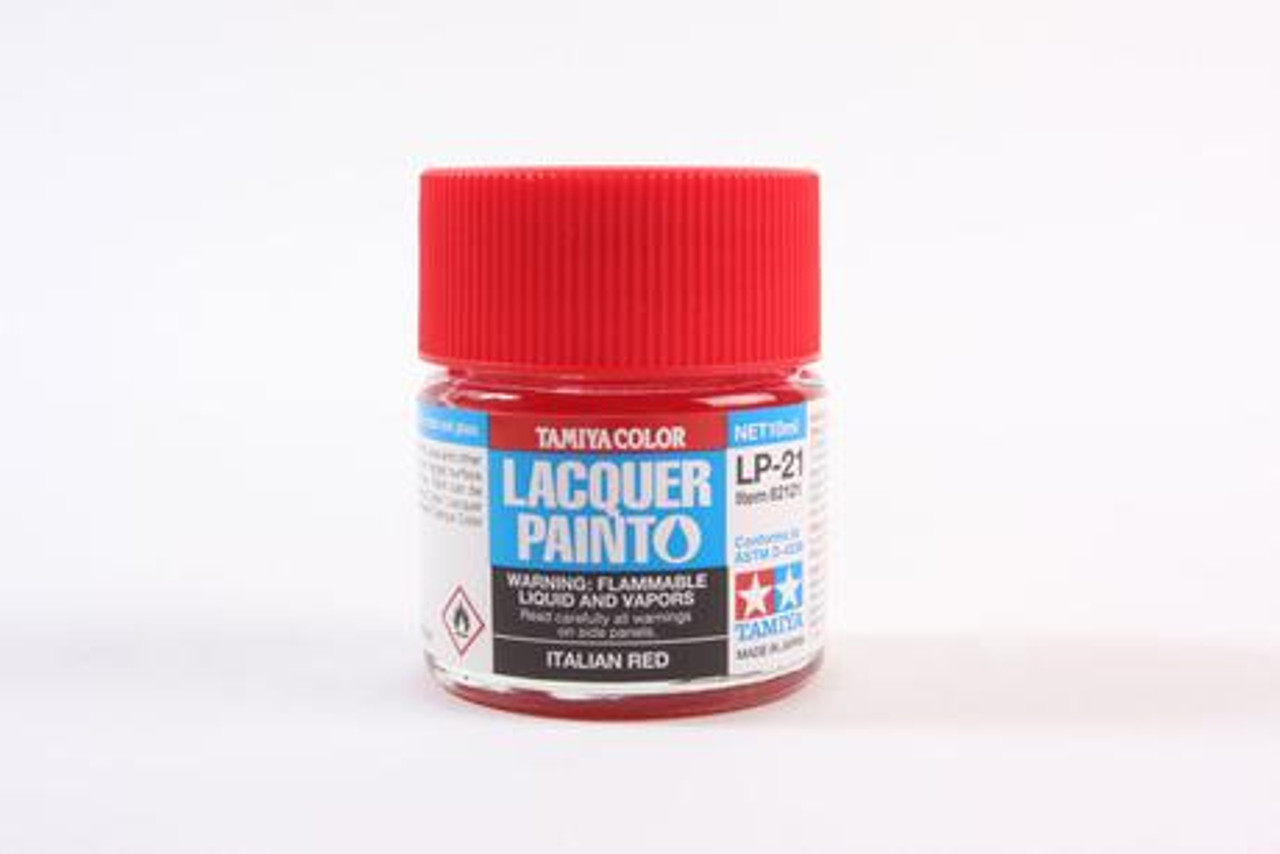 Tamiya 82121 Lacquer Paint LP-21 Italian Red model paint 10 ML bottle