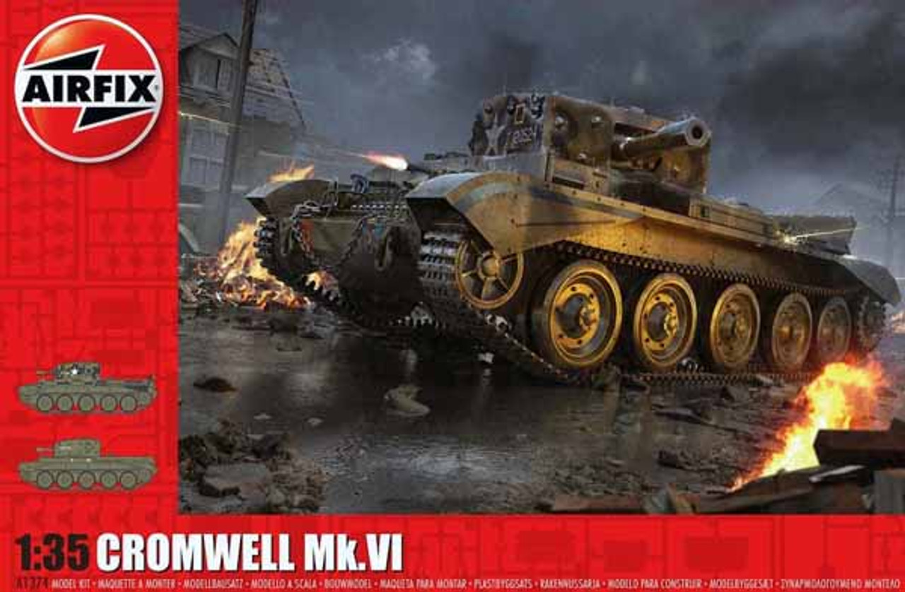 Airfix Model 1374 Cruiser Tank Mk.VIII A27M Cromwell Mk.VI