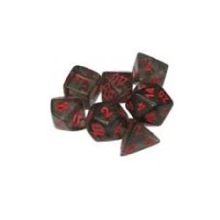 CCD60409  7 Cube Polyhedral Translucent Aqua