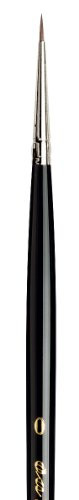 10_0 Da Vinci Watercolor Series 10 Maestro Kolinsky Sable Brush - Round, Short Handle, Size 0