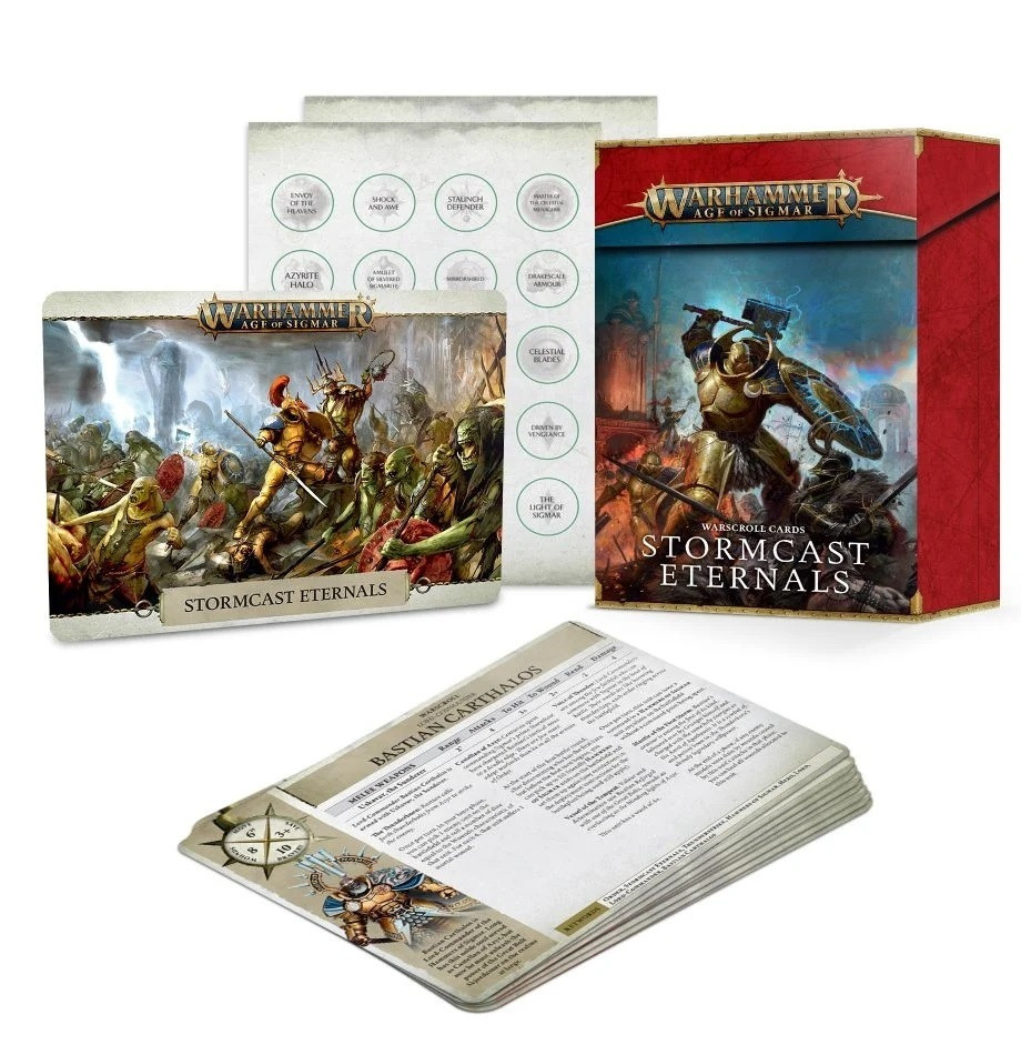 GW96-05 WARSCROLL CARDS: STORMCAST ETERNALS