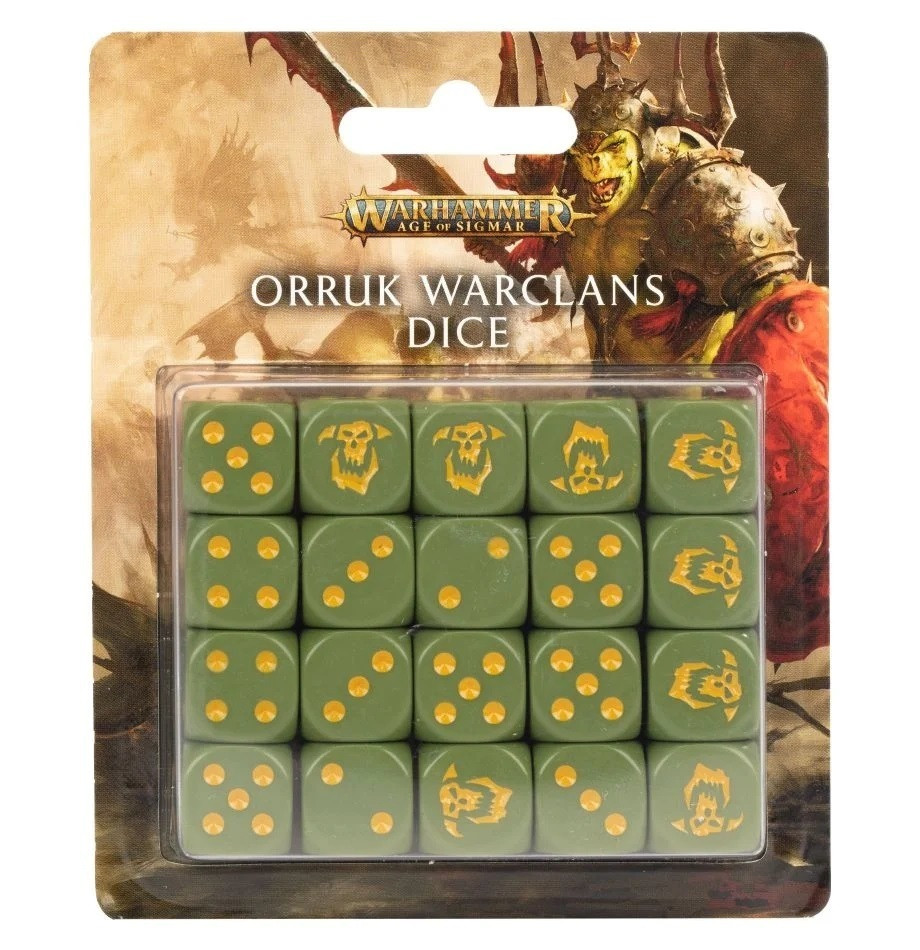 GW65-42 AGE OF SIGMAR: ORRUK WARCLANS DICE
