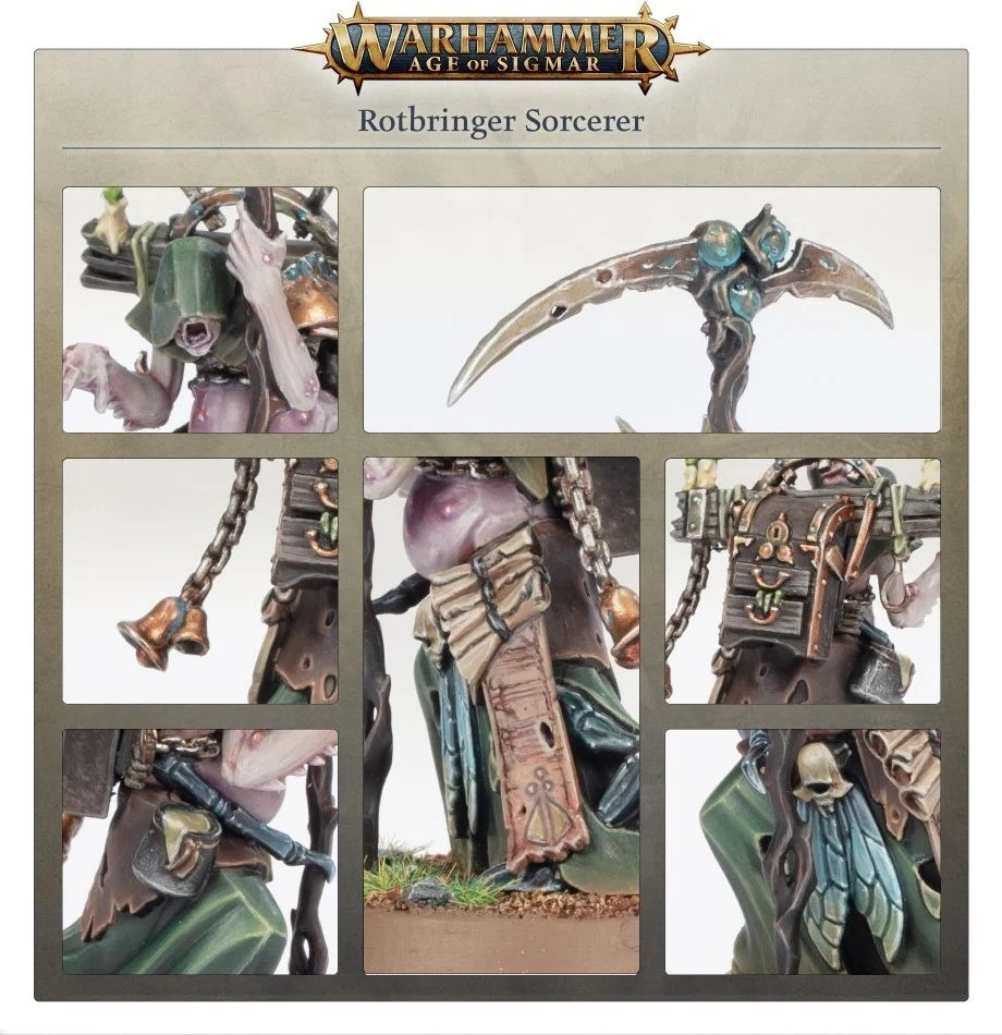 83-61 MAGGOTKIN OF NURGLE: ROTBRINGER SORCERER