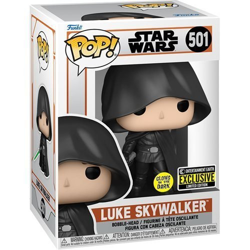 61011EE Star Wars: The Mandalorian Luke Glow-in-the-Dark Pop! Vinyl Figure - Entertainment Earth Exclusive