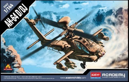ACY12625  AH64D/DJ Combat Helicopter 1/144