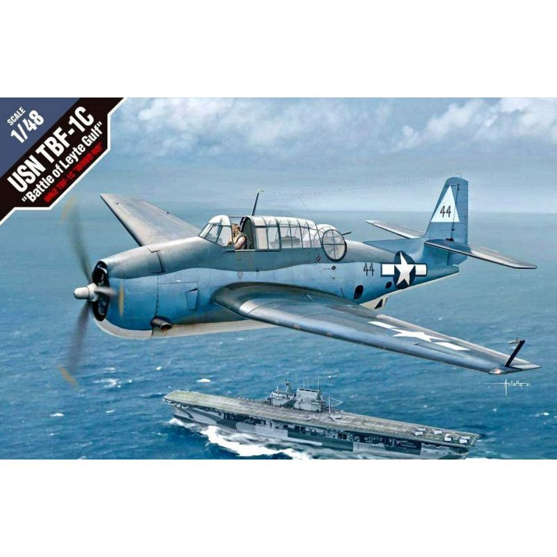 ACY12340 Academy 1/48 TBF-1C "BATTLE OF LEYTE GULF" USN