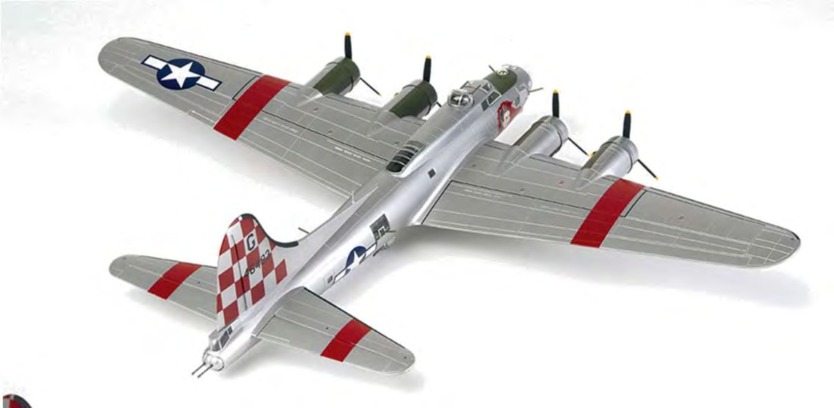 Academy 12414 USAF B-17G Flying Fortress 'Nose Art' 1:72 Plastic Model Kit