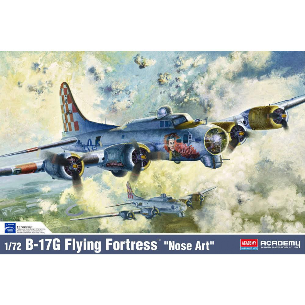 Academy 12414 USAF B-17G Flying Fortress 'Nose Art' 1:72 Model Kit