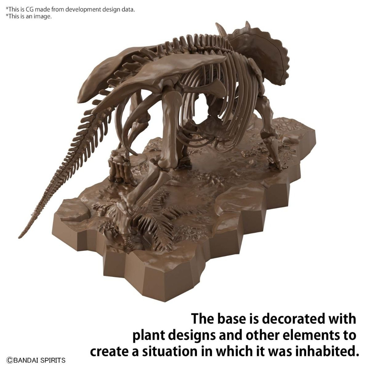 BAN2569328 Bandai 1/32 Imaginary Skeleton Triceratops