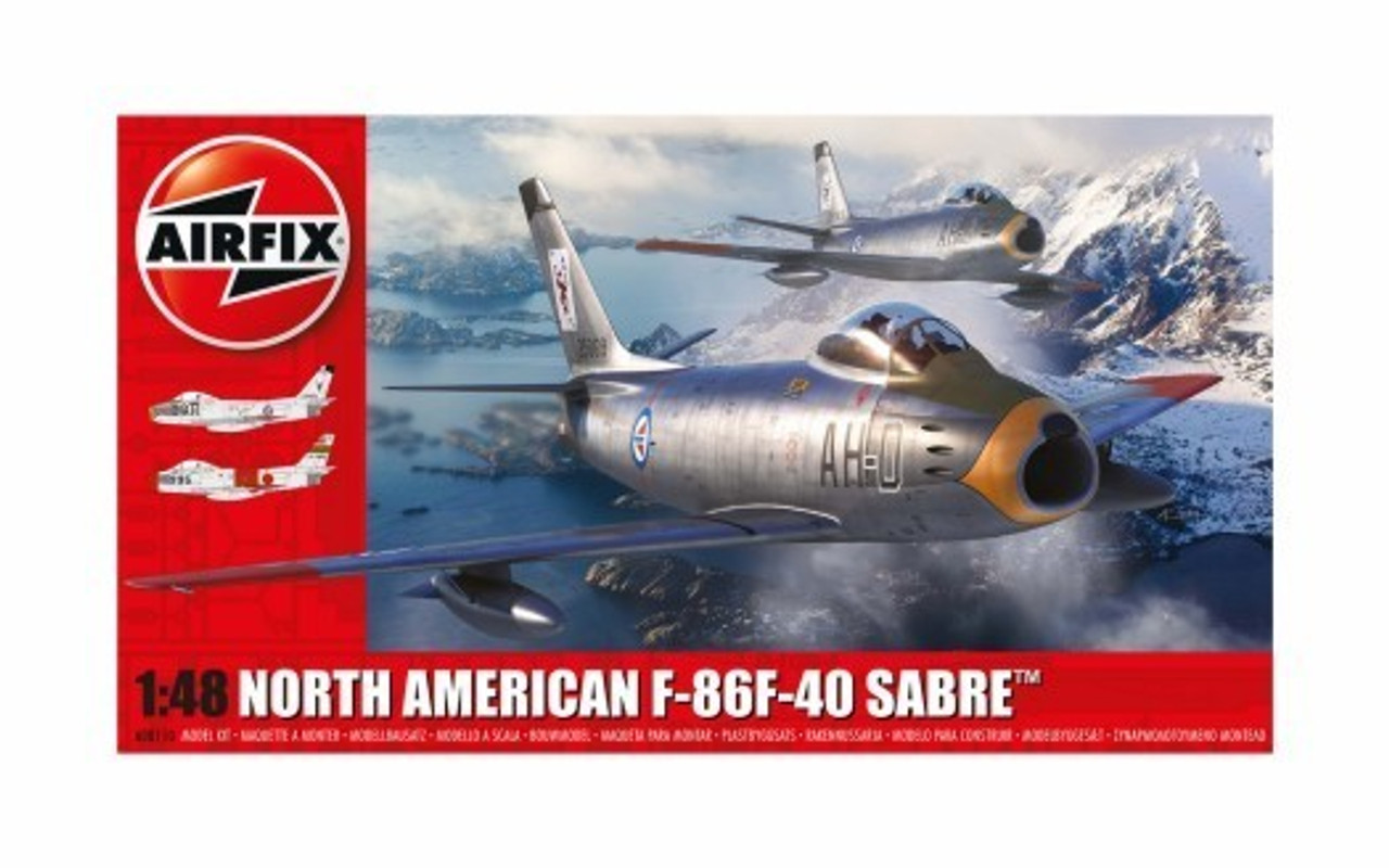 Airfix Model 8110 F-86 40 Sabre Fighter 1/48