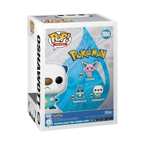 FU62268 Pokemon Oshawott Pop! Vinyl Figure