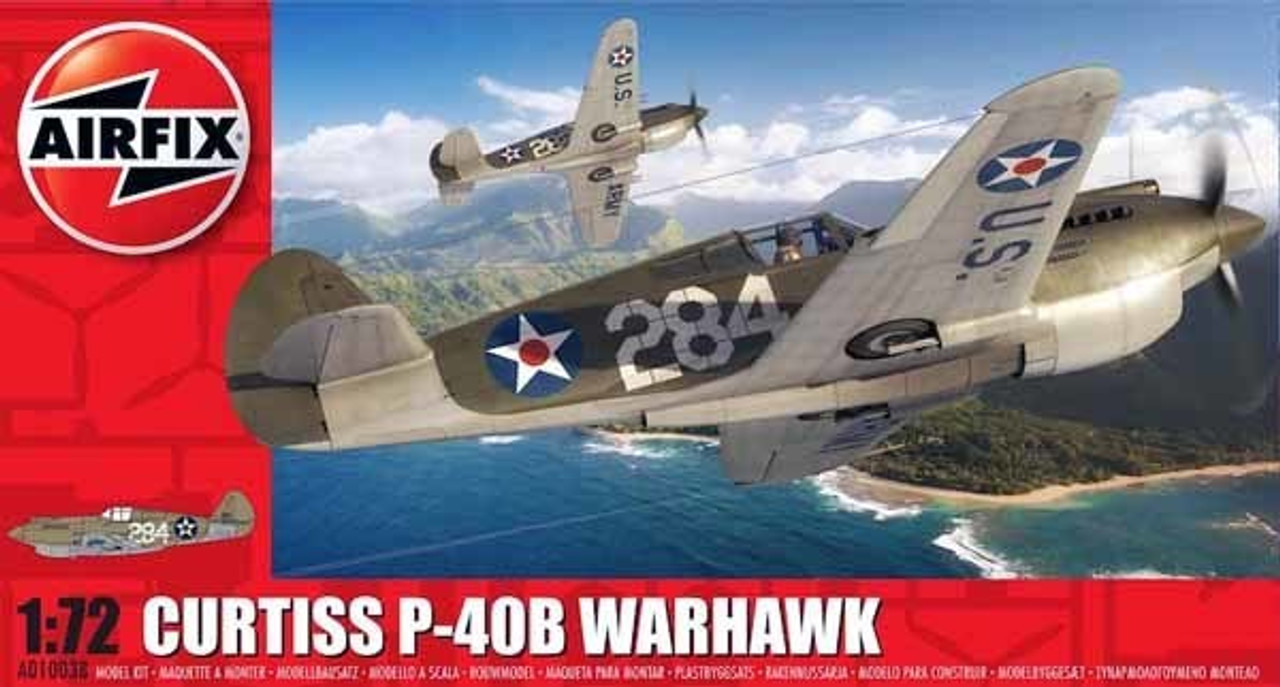 ARX1003B  Curtiss P40B Warhawk Aircraft 1/72