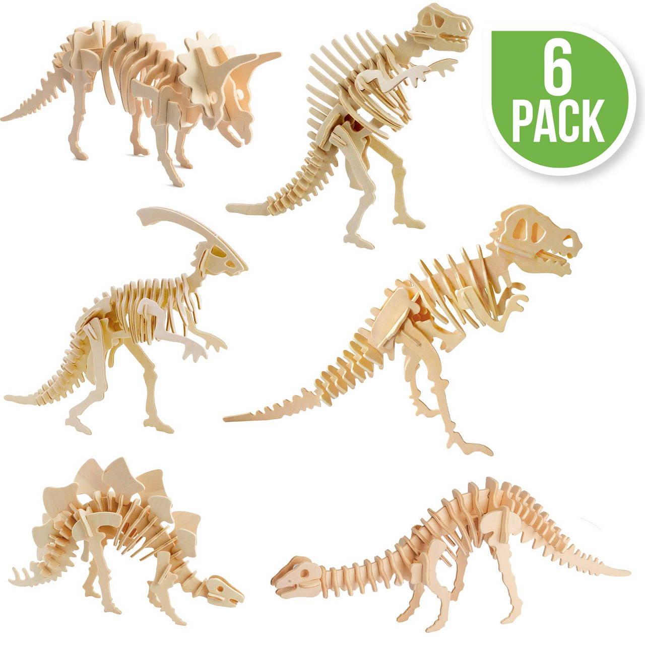 Dinosaur 3D Puzzles  Each