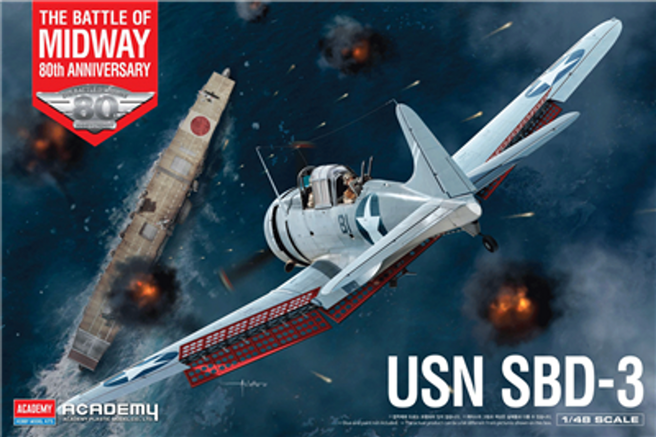 ACY12345  SBD-3 Dauntless Dive Bomber Battle of Midway 1/48
