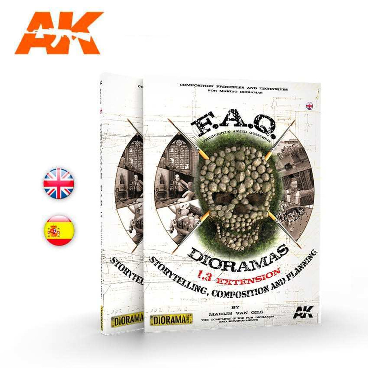 AKI8151 - Spanish -    Dioramas FAQ 1.3 Extensión - Historia, Composición y Planificaciónat MRS Hobby Shop, Sandy Utah, 84070
