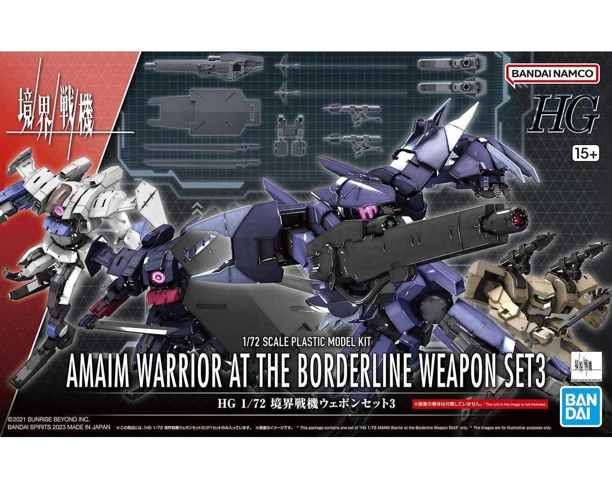 BAN2654296 Bandai Spirits HG 1/72 Weapon Set 3 AMAIM Warrior at the Borderline