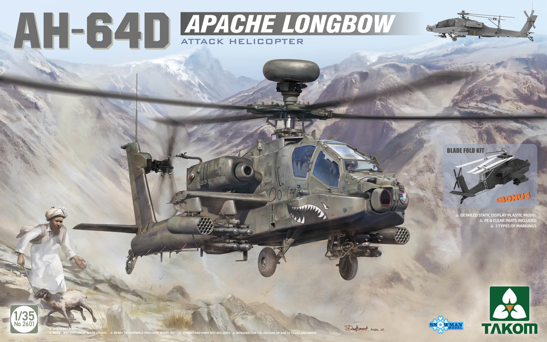 TAO2601  AH-64D Apache Longbow Attack Helicopter 1/35
