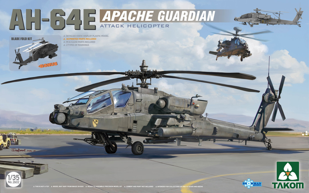 TAO2602  AH-64E Apache Guardian Attack Helicopter 1/35