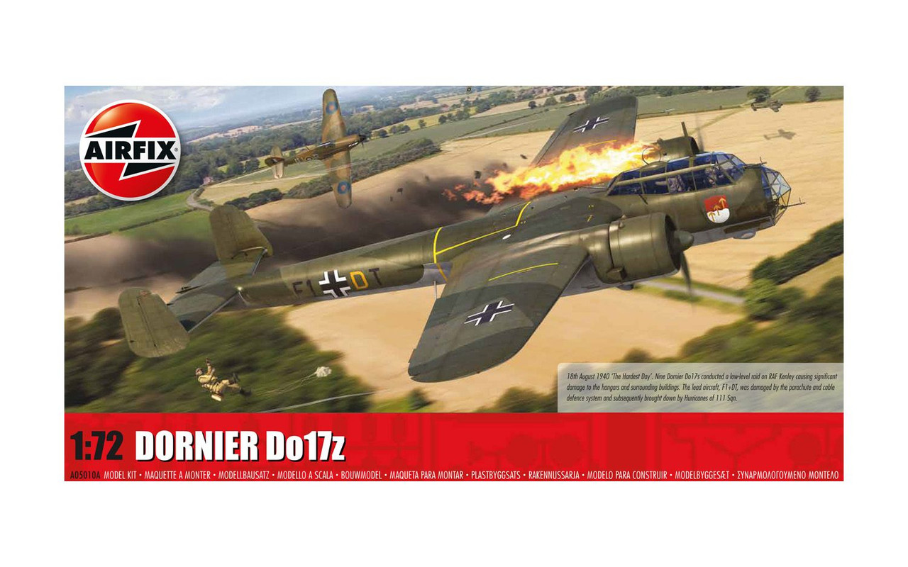 Airfix Model 5010A Dornier Do-17Z  1/72 model kit