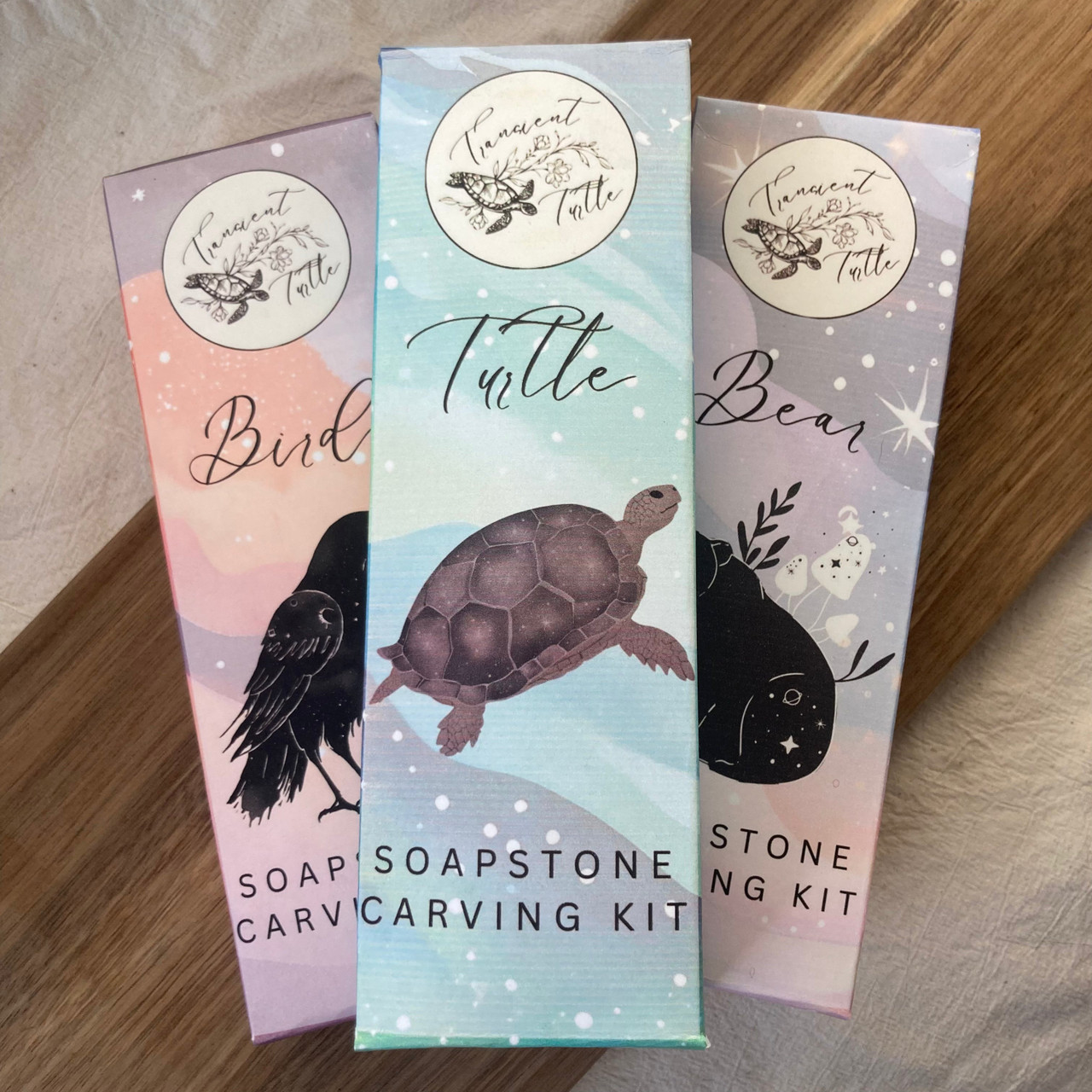 SBIJ1T0P Bird Soapstone Carving Kit