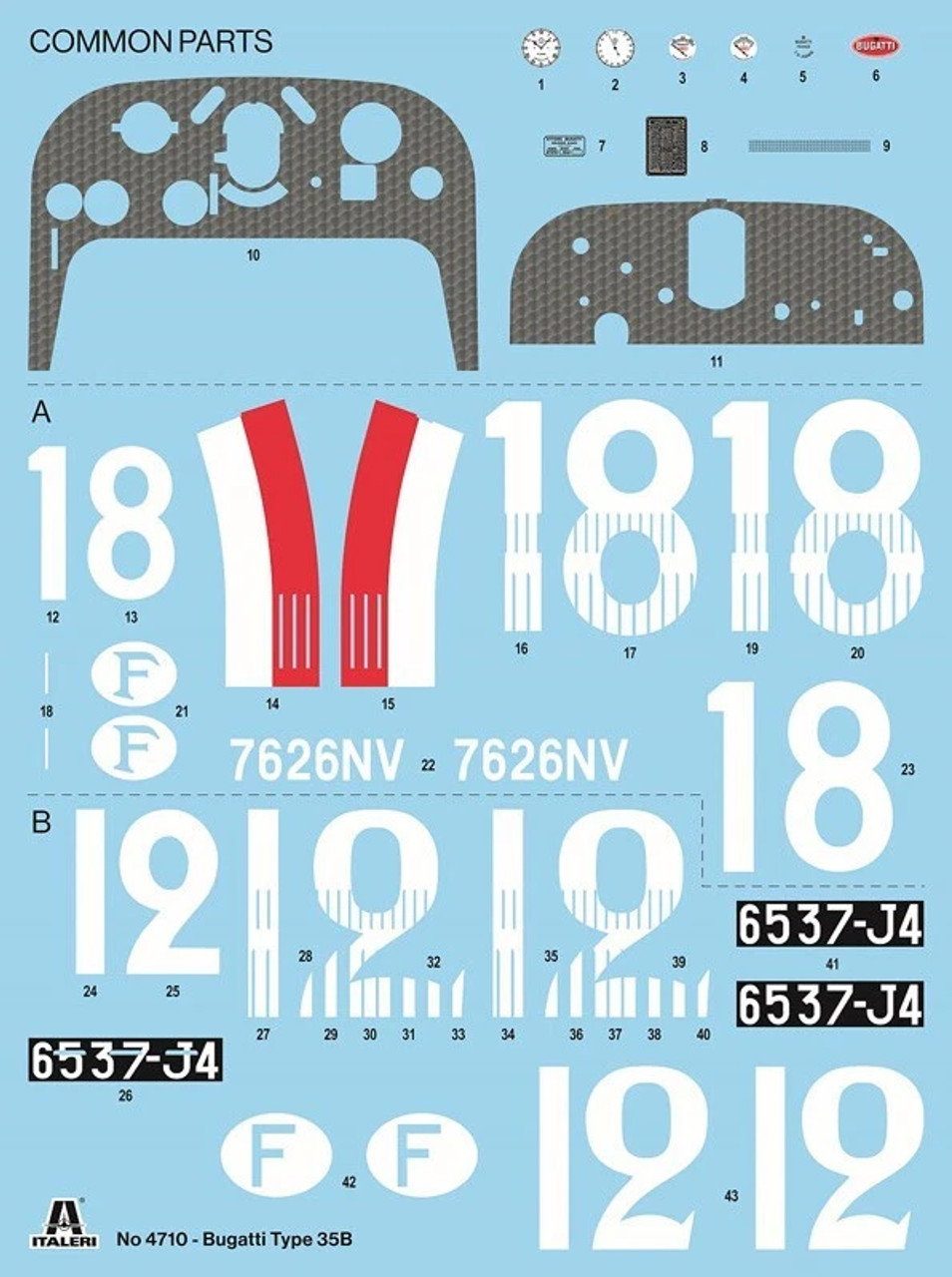 ITA4710S Bugatti Type 35B - 100% new tooling 1/12
