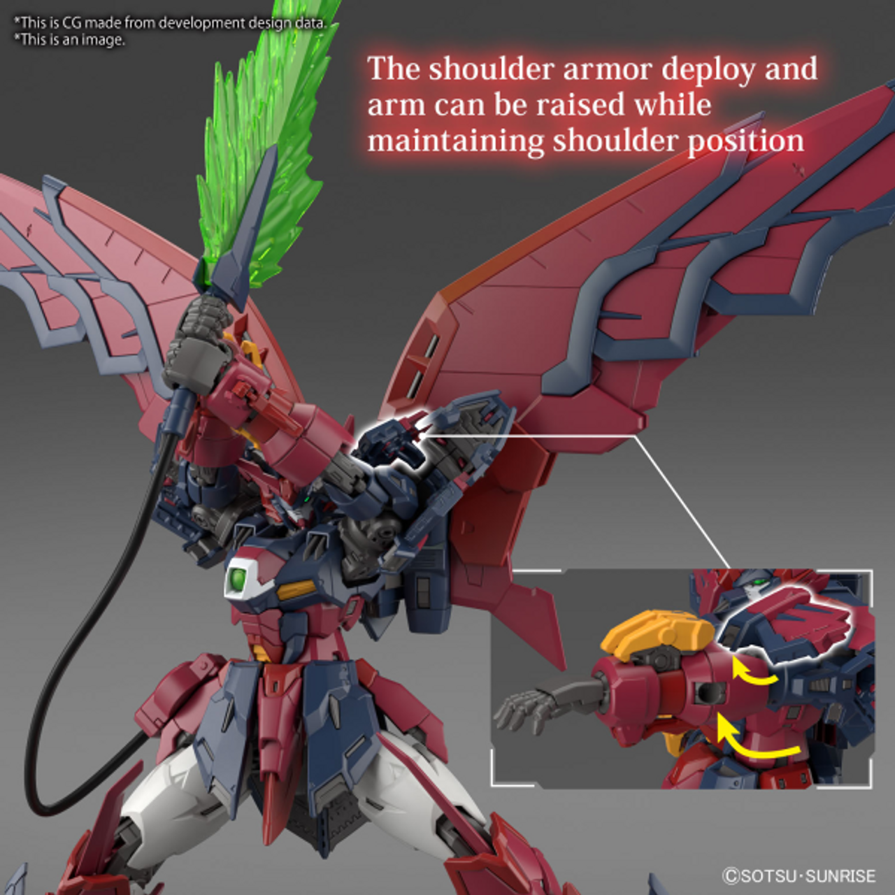 BANDAI Hobby RG 1/144 GUNDAM EPYON Bandai #2655094 Plastic Model Kit